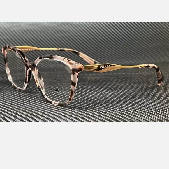 Prada Pink Women's 54mm Havana Eyeglasses